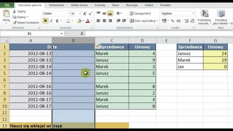 Jak łatwo dodawać kolumny w Excelu - poznaj proste metody i przydatne skróty