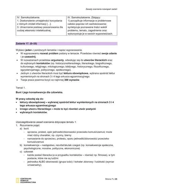 Matura z polskiego - ile punktów trzeba zdobyć, aby pomyślnie zdać egzamin?