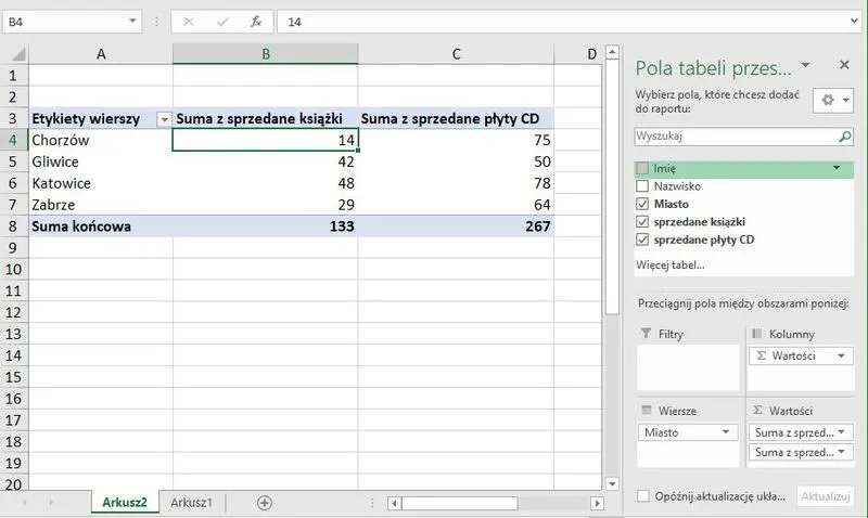 Tabele przestawne Excel – jak z nimi pracować i osiągnąć lepsze wyniki?