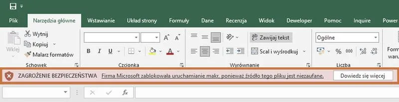 Bezpieczne włączanie makr