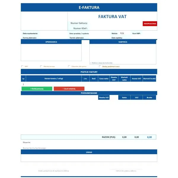 Excel mapa XML