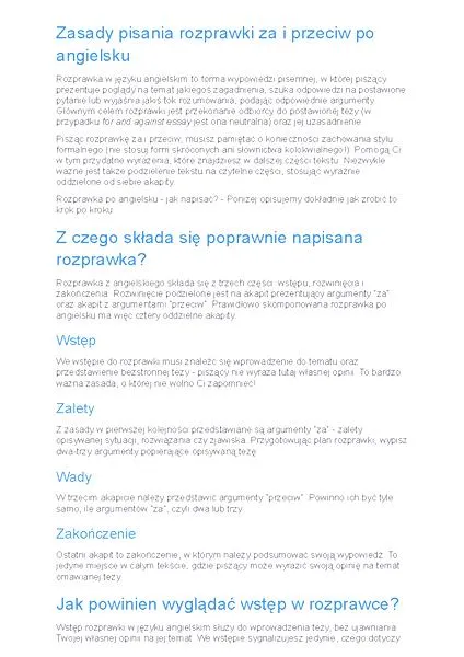 Jak napisać kontekst