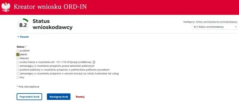 Jak wypełnić wniosek krok po kroku