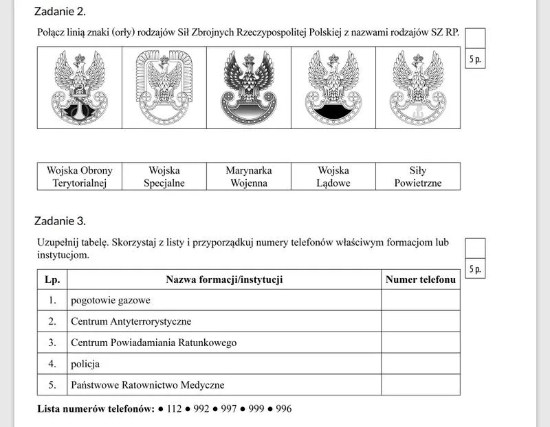 Materiały i narzędzia do nauki w domu