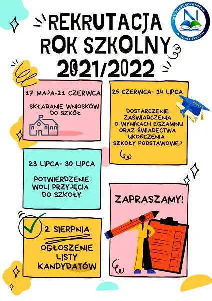 Najważniejsze informacje o rekrutacji