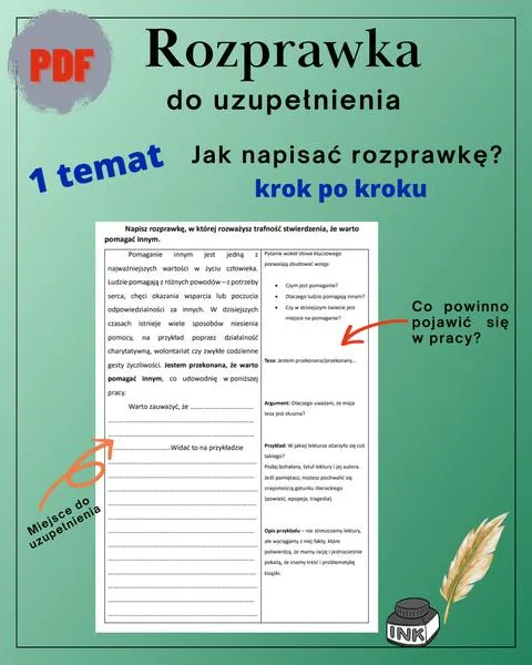 Rozprawka na egzaminie