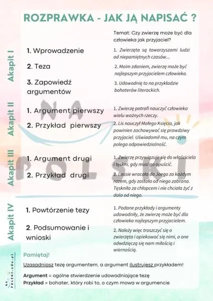 Techniki pisania rozprawki