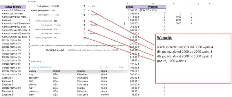 Wstawianie formuł w Excelu