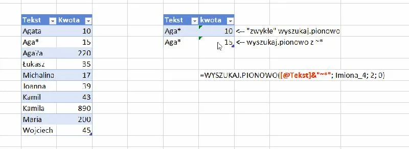 Znak $ w Excelu