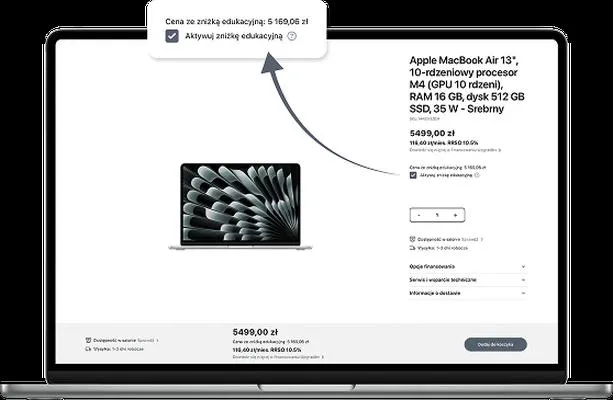 Zniżka edukacyjna Apple
